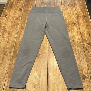 Beyond Yoga Ribbed Gray Leggings SZ S